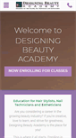 Mobile Screenshot of designingbeautyacademy.com